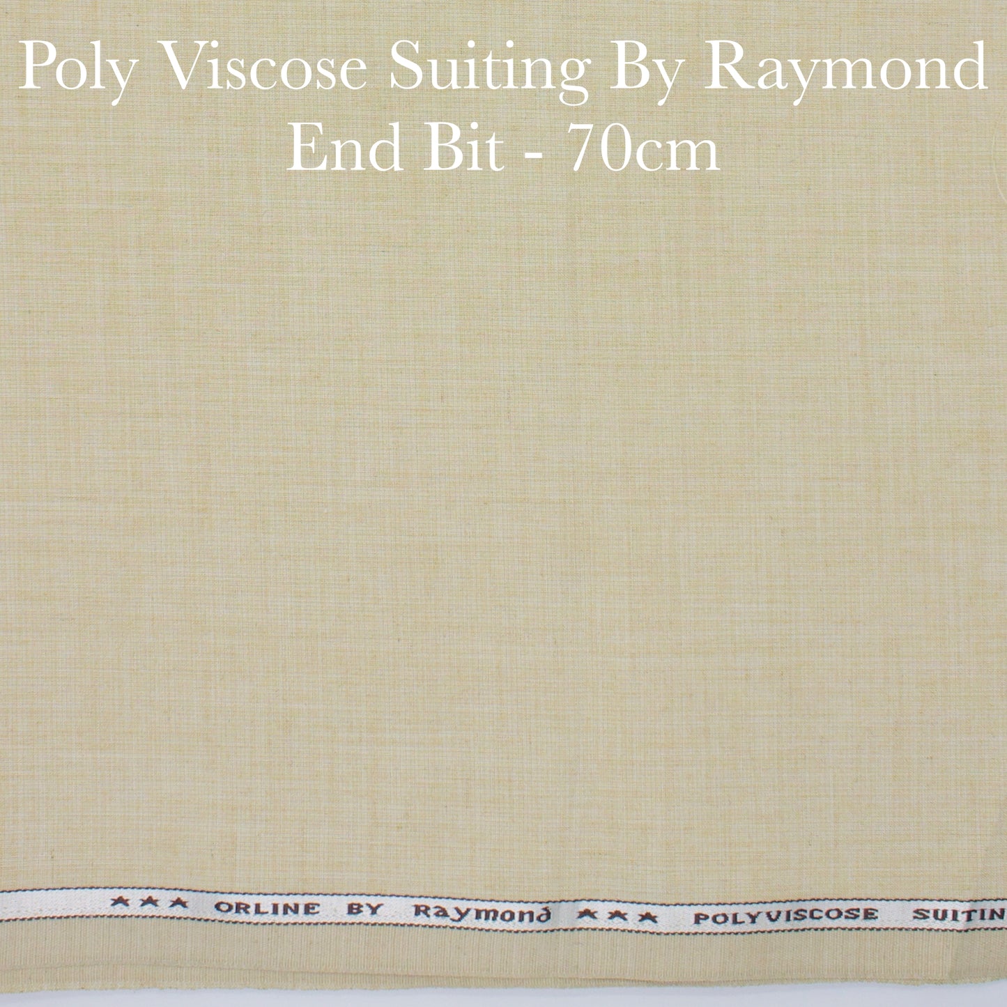 70 Cm Suiting Fabric - END BIT (65%)