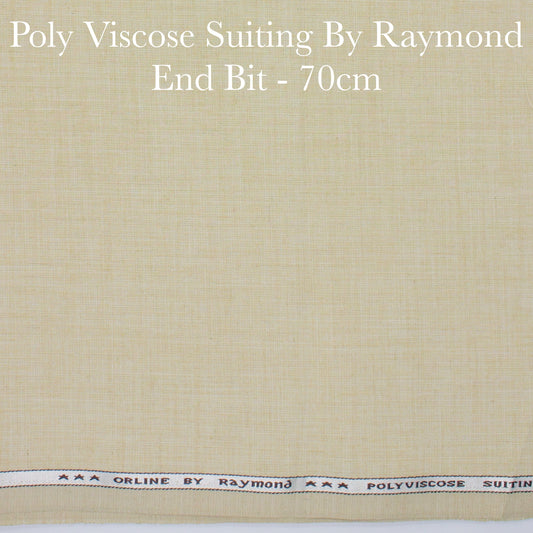 70 Cm Suiting Fabric - END BIT (65%)