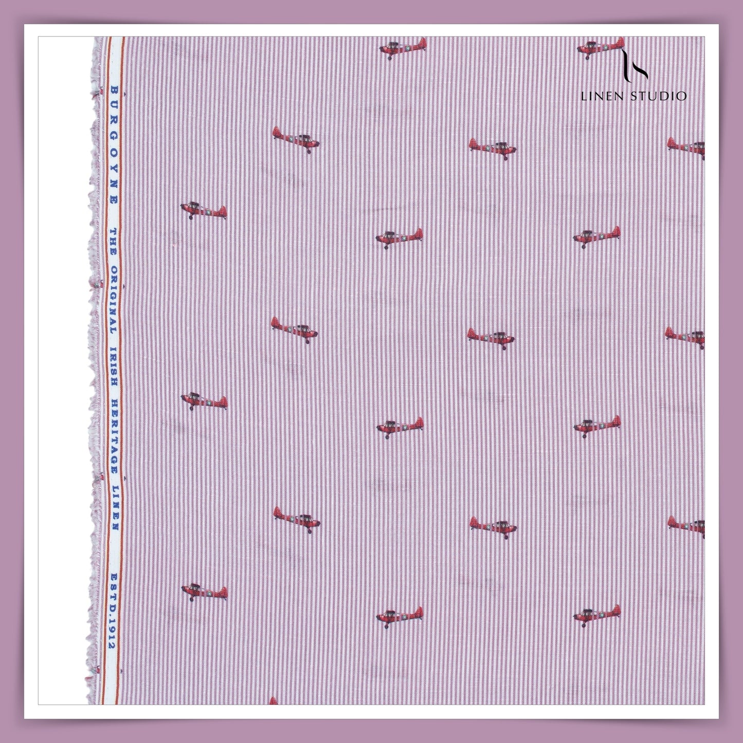 Burgoyne Digital Printed - Pure Linen Fabric