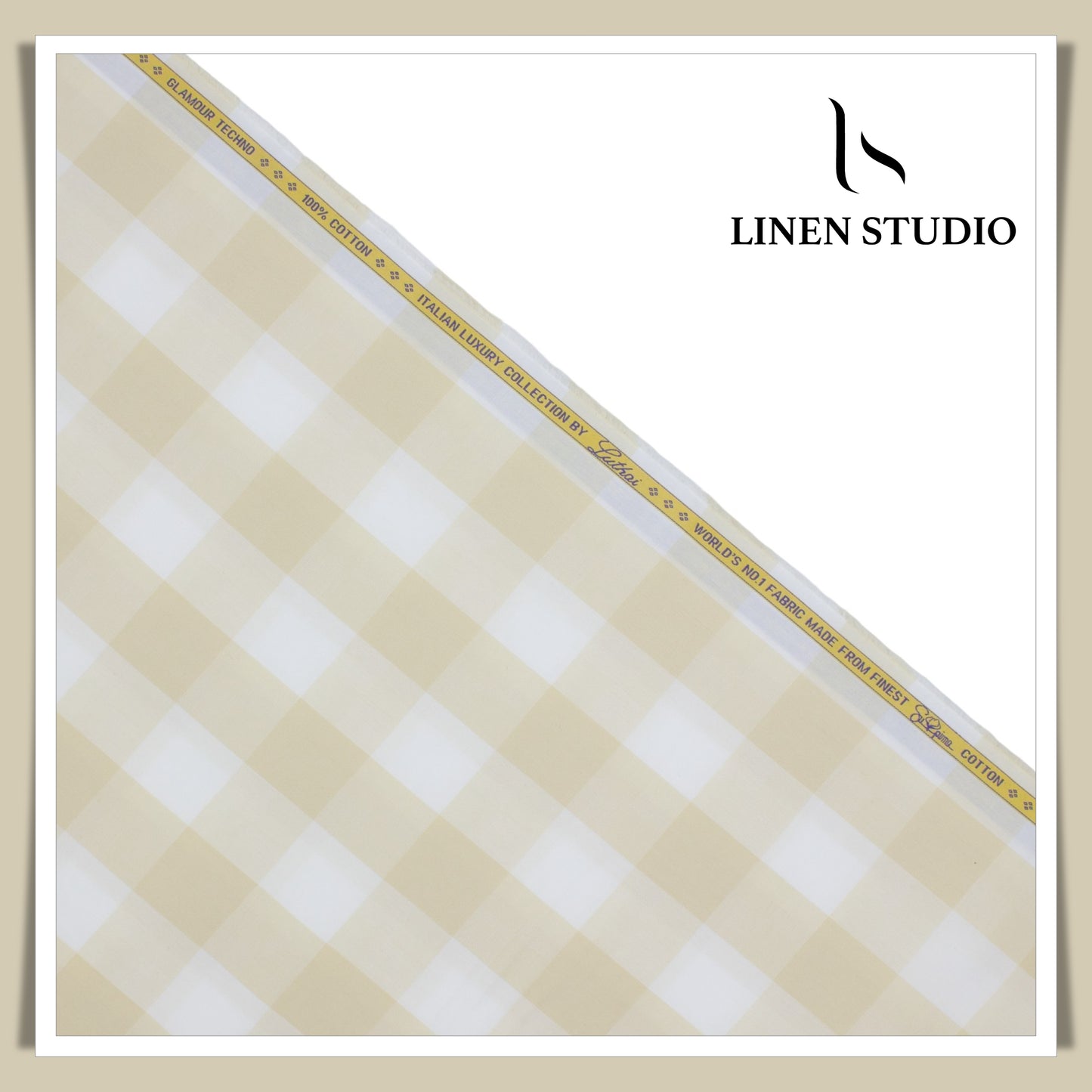 Luthai Classic Gingham Check - Supima Cotton