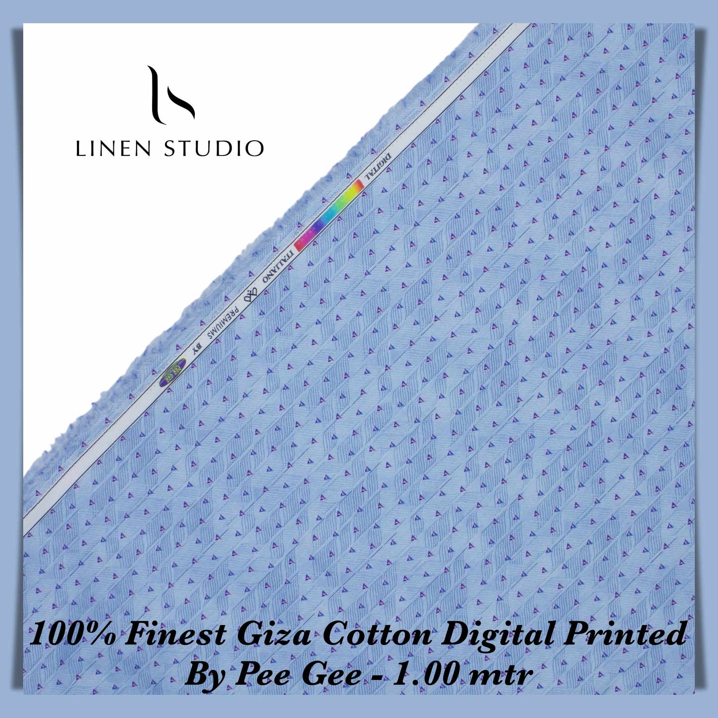 1.00 Mtr Shirting Fabric - END BIT (60%) - Linen Studio