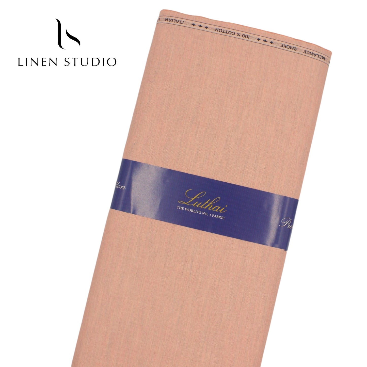 Luthai Supima Cotton Shirting - Khadi Pink