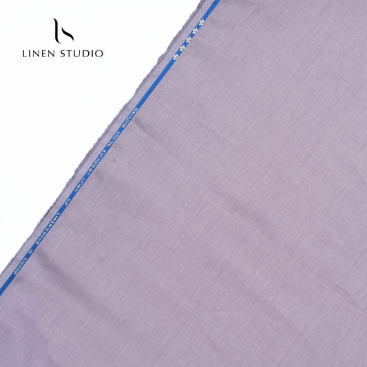 Premium Pure Linen Suiting by Linen Vogue - Lilac