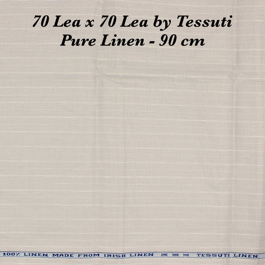 90 cm Shirting - END BIT (65%) - Linen Studio