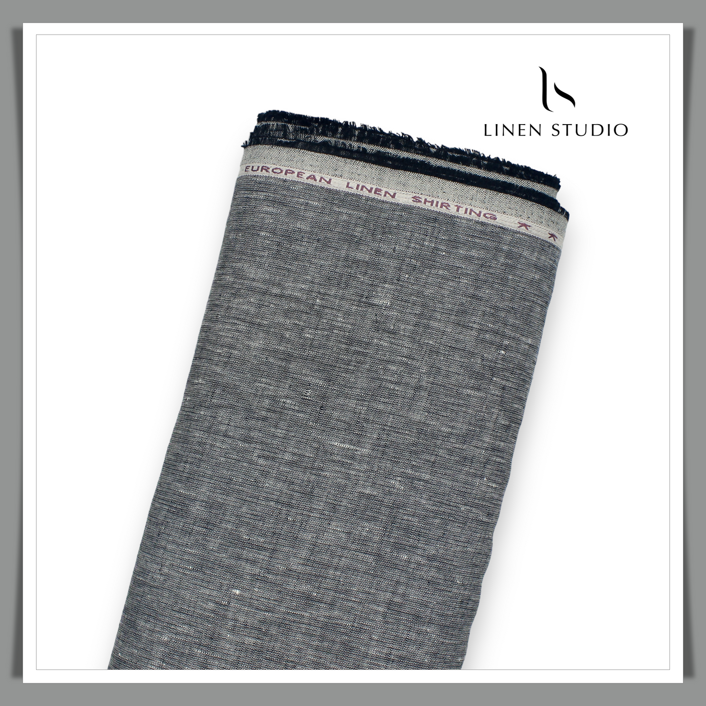 40 Lea Pure European Linen - Dark Grey