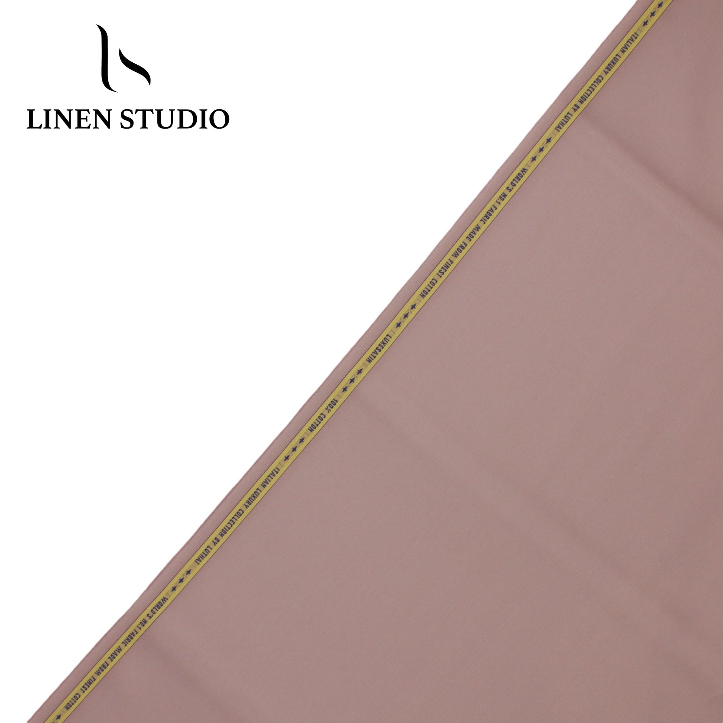 Luthai Luxesatin  100% Cotton Satin Shirting  - Turkish Rose