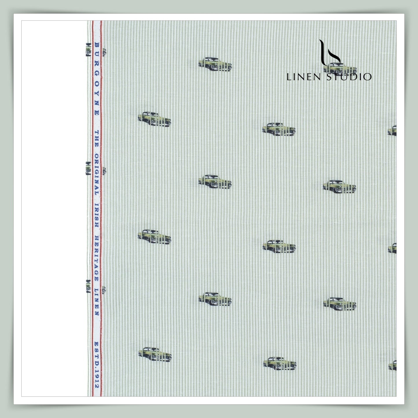 Burgoyne Digital Printed - Pure Linen Fabric 2