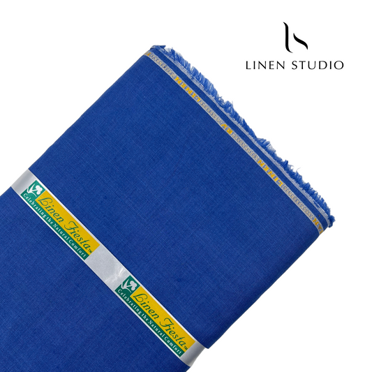 70 Lea Royal Blue Pure Linen