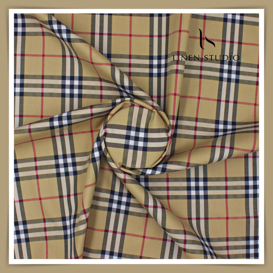 Giza House Soktas Egyptian Giza Cotton - Burberry Checks