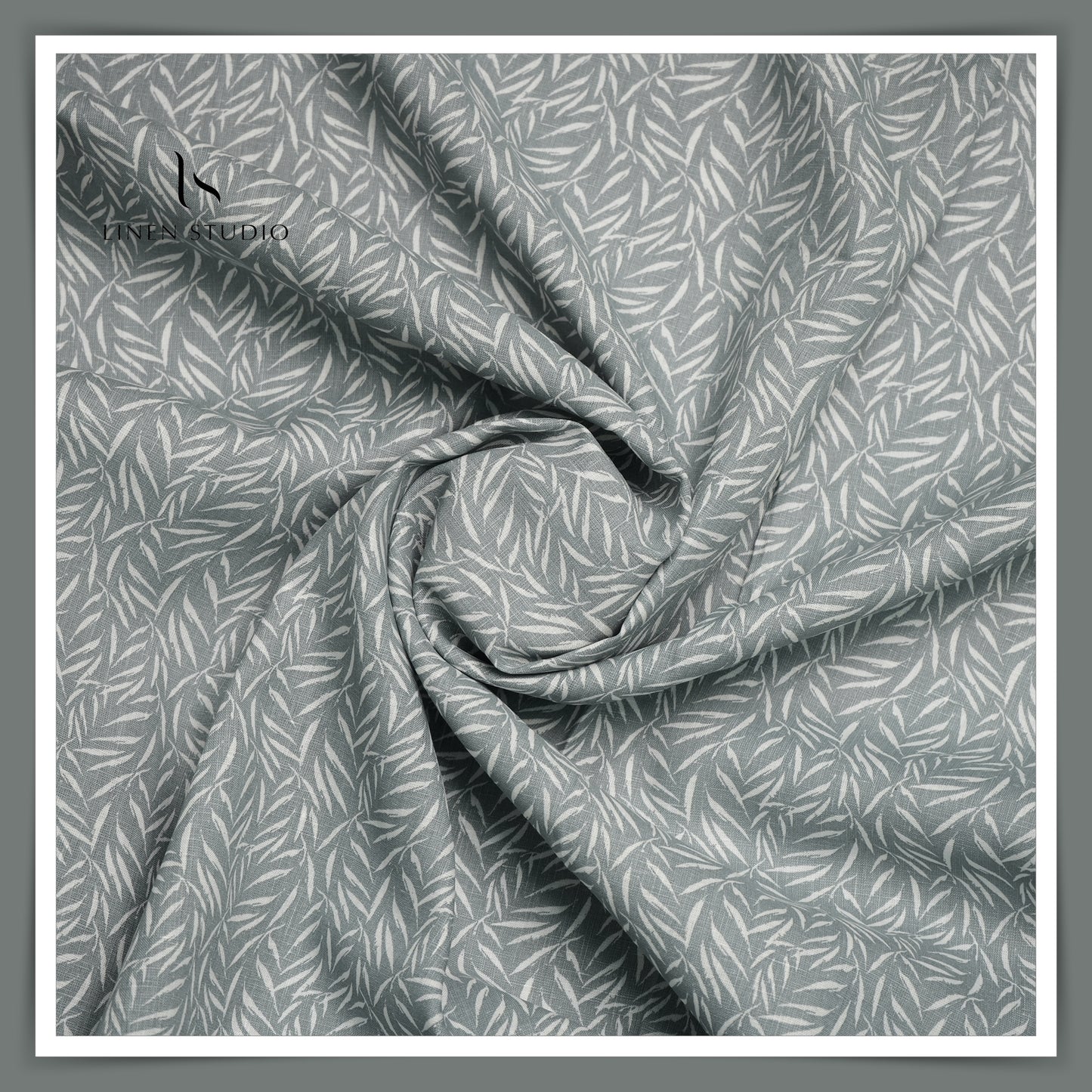 Burgoyne 70 Lea Premium Linen Digital Print - Safed Patra