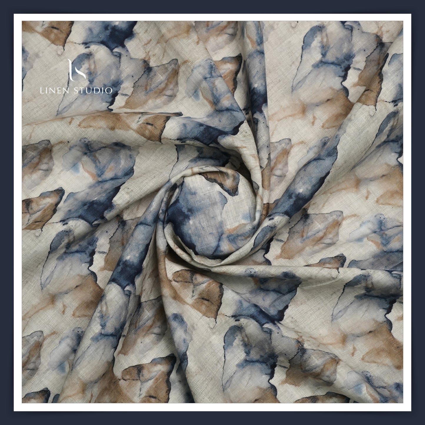 Burgoyne 70 Lea Premium Linen Digital Print - Nilabhuren Pahad