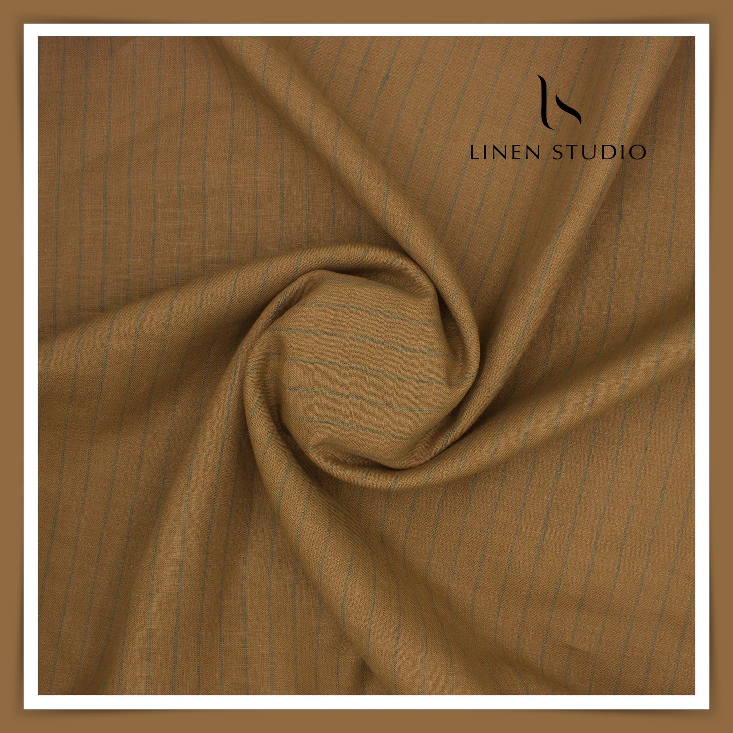 Burgoyne 70 Lea Premium Linen Shirting - Golden Honey