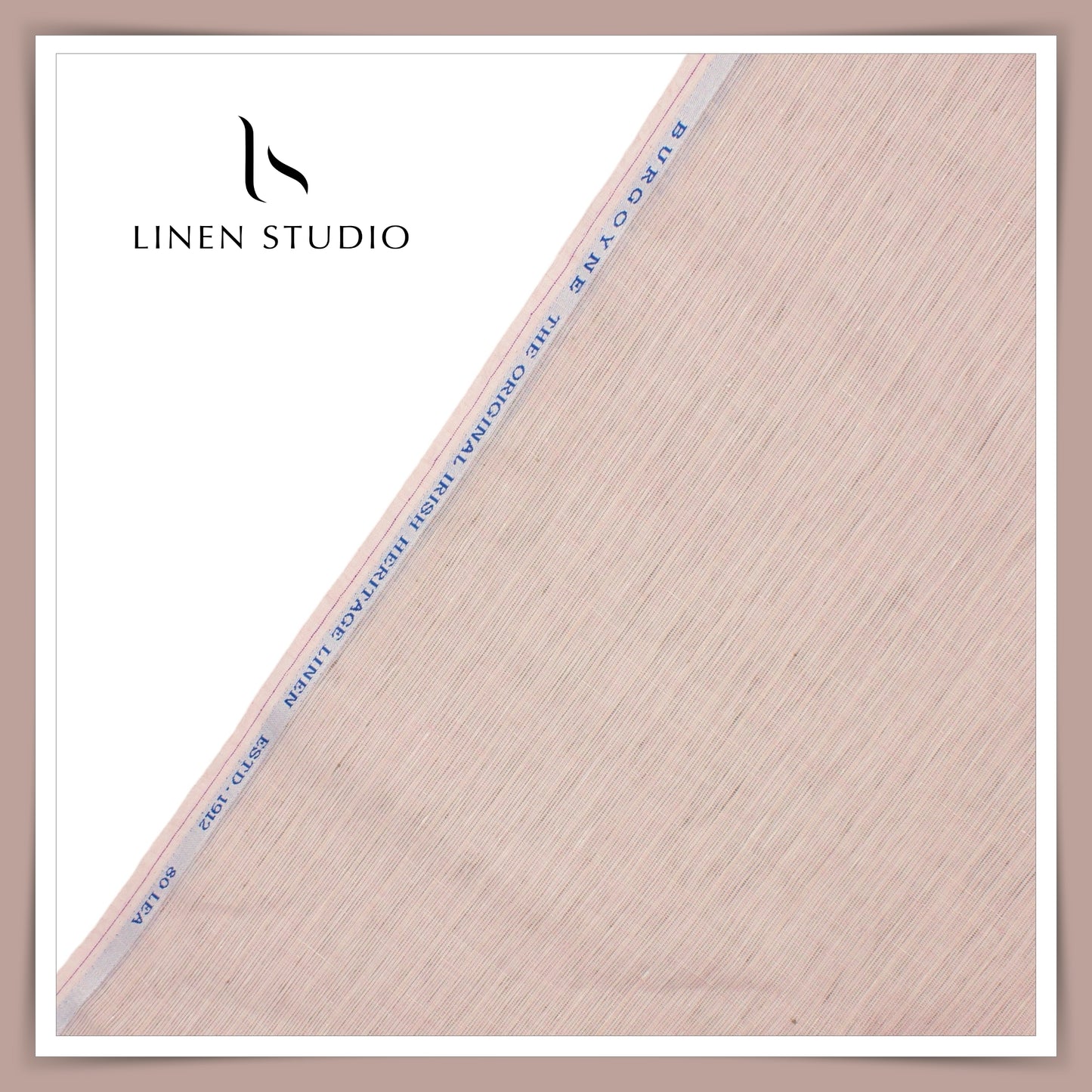 Burgoyne 80 Lea Luxury Shirting - Malibu Peach