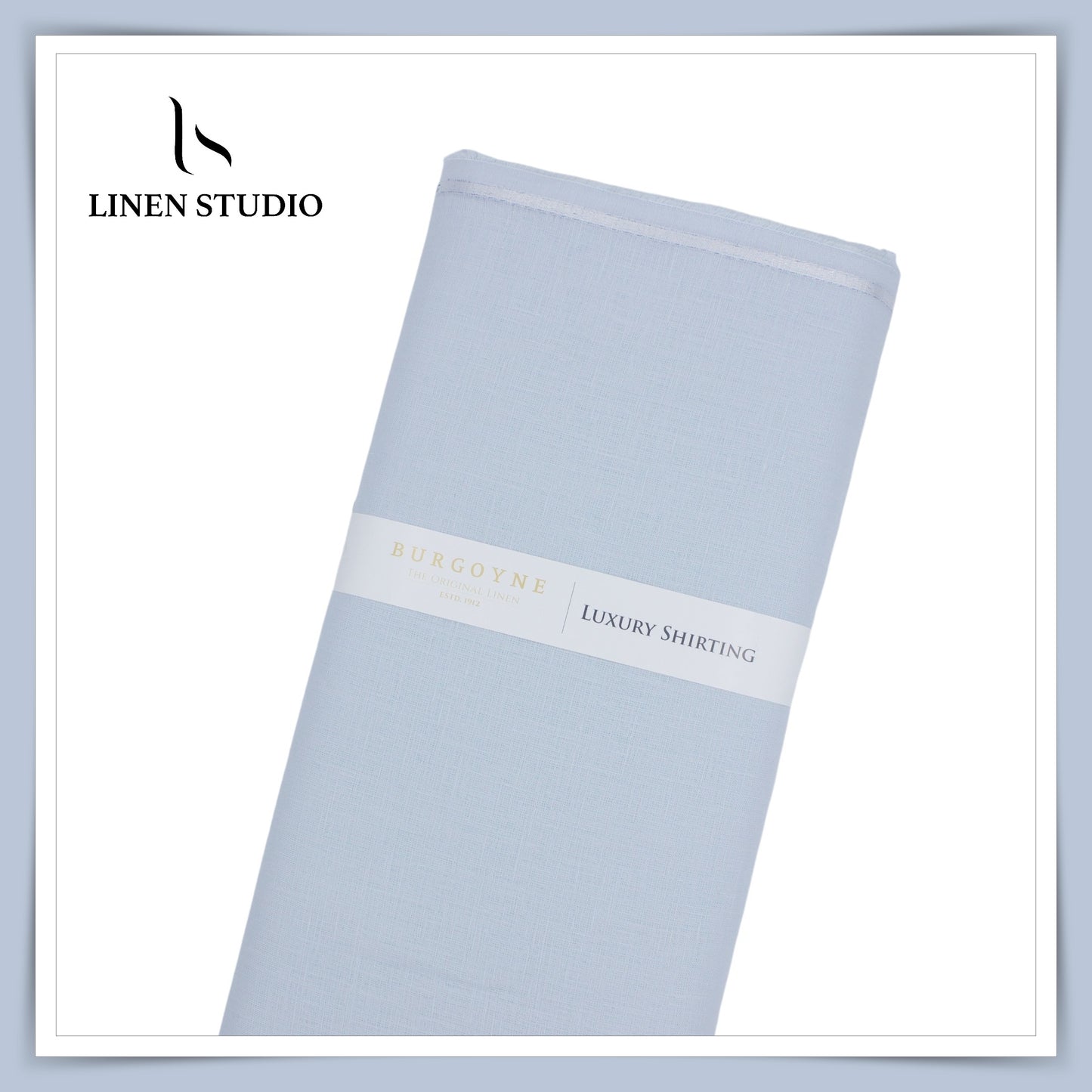 Burgoyne Premium Linen 70 Lea - Sky Blue