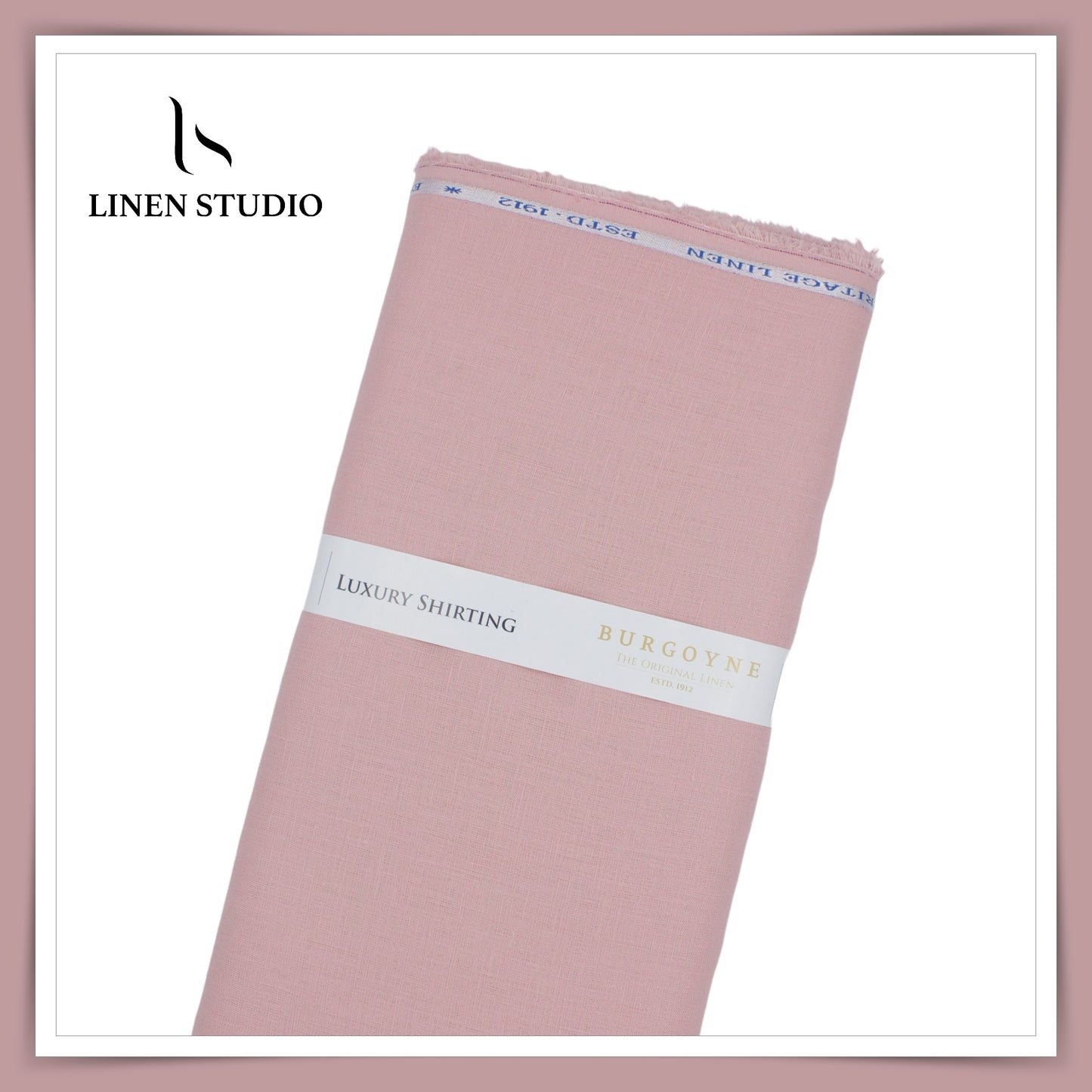 Burgoyne Premium Linen 70 Lea - Blush Pink