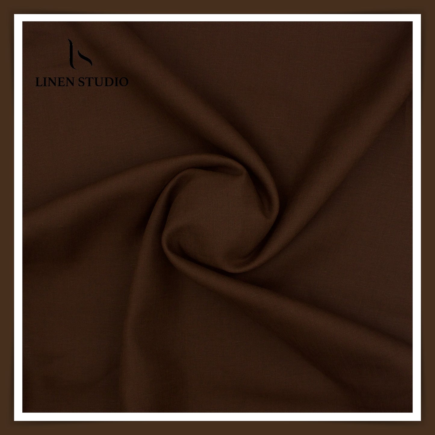 Burgoyne Premium Linen 70 Lea - Brunette Brown