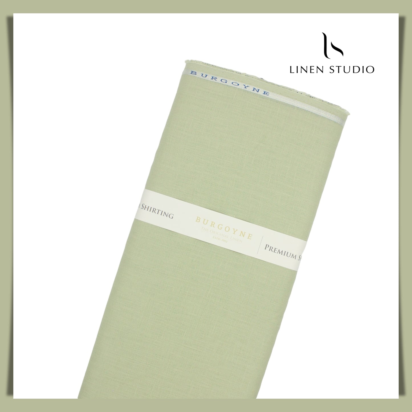 Burgoyne Premium Linen 70 Lea - Pistachio Green