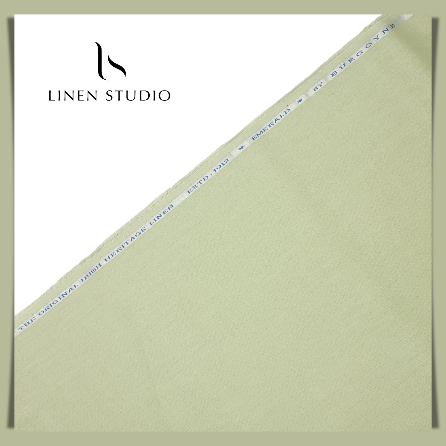 Burgoyne Premium Linen 70 Lea - Pistachio Green