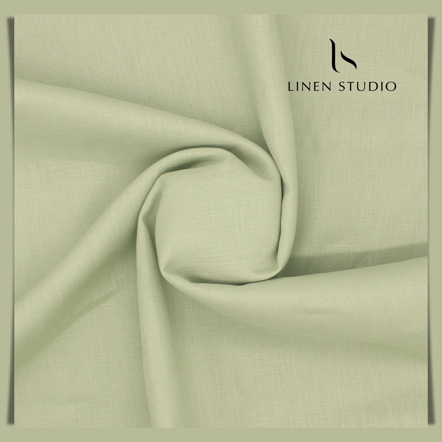 Burgoyne Premium Linen 70 Lea - Pistachio Green