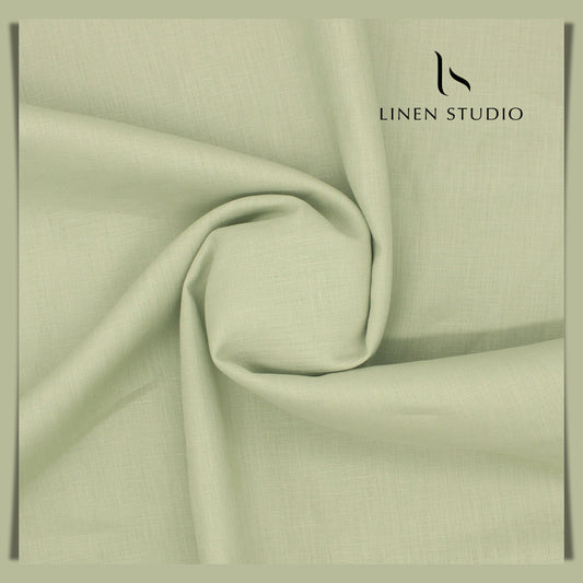 Burgoyne Premium Linen 70 Lea - Pistachio Green