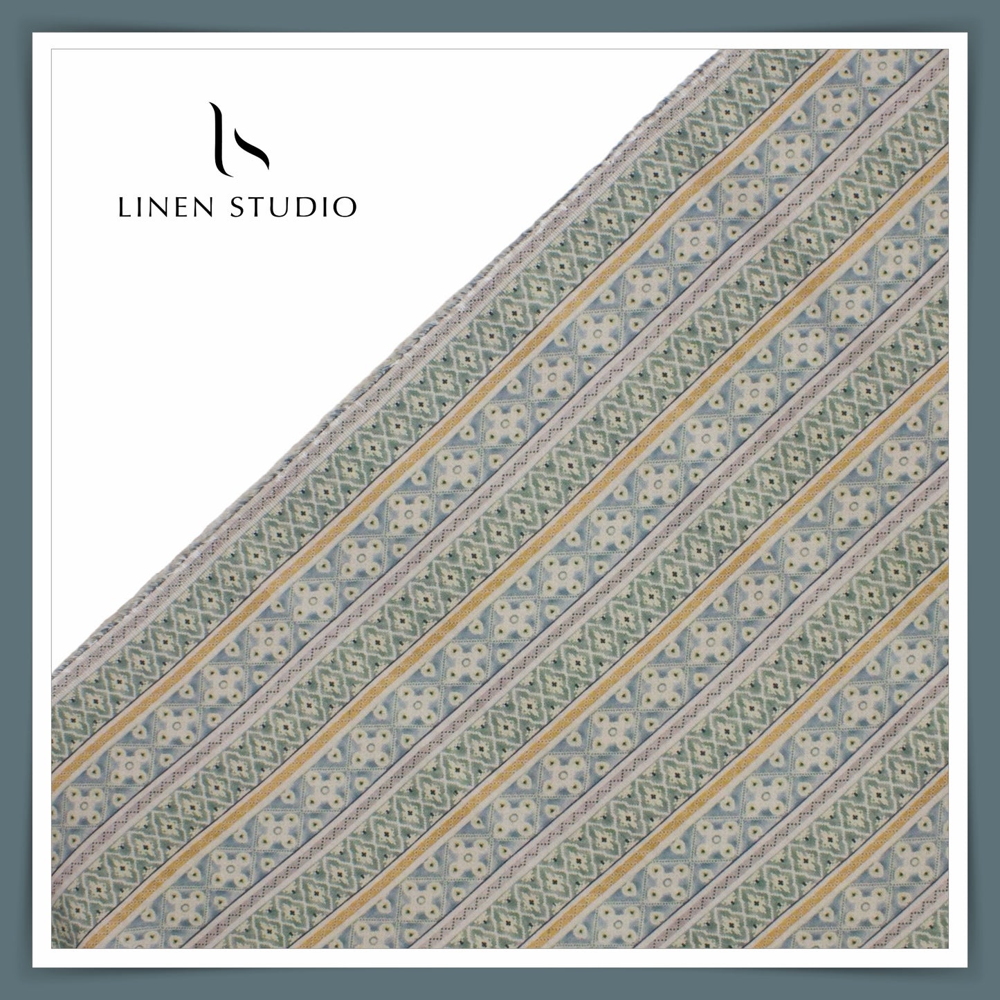 Linen Cotton Printed Shirting - 03