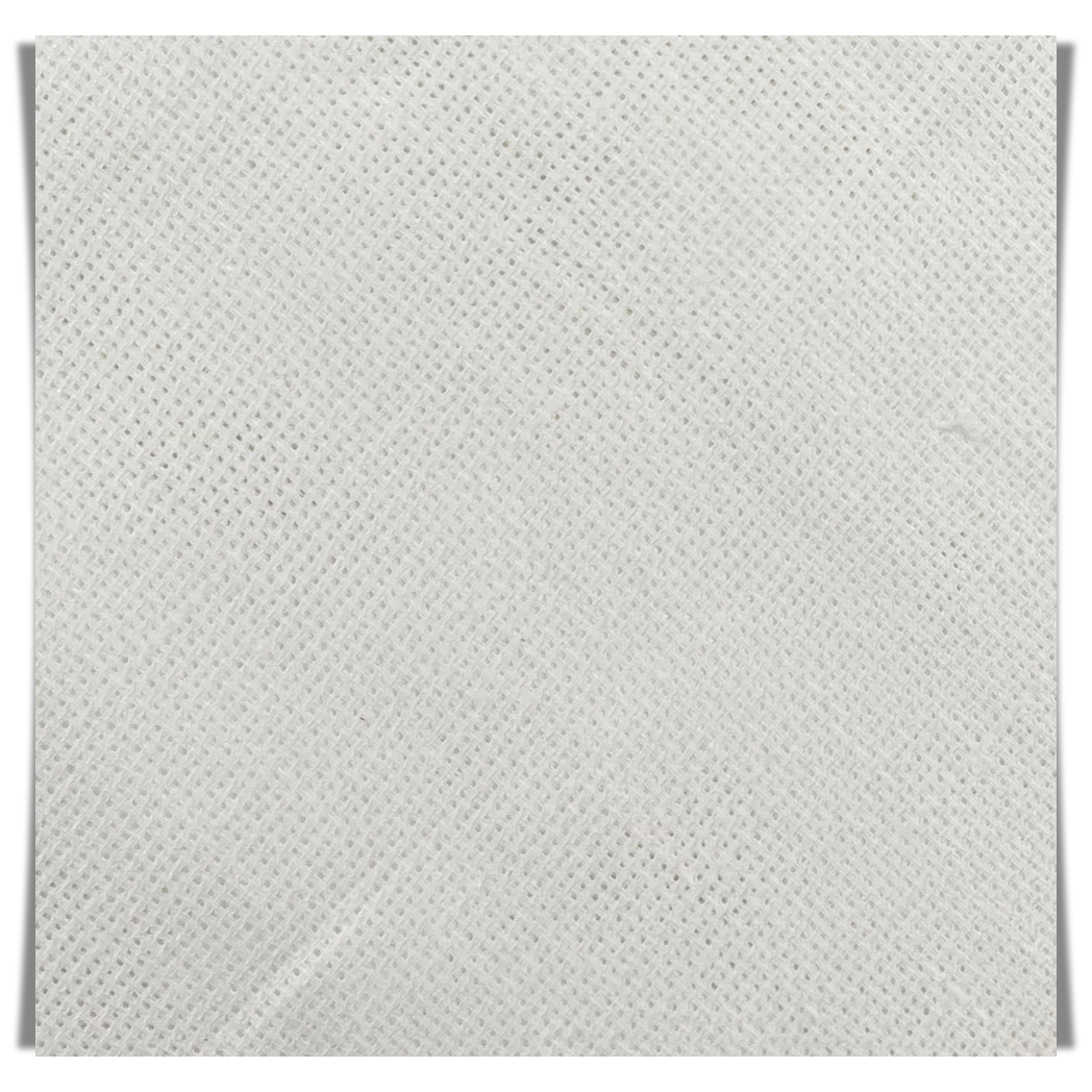 White Netted Burgoyne - Pure Linen 70 Lea