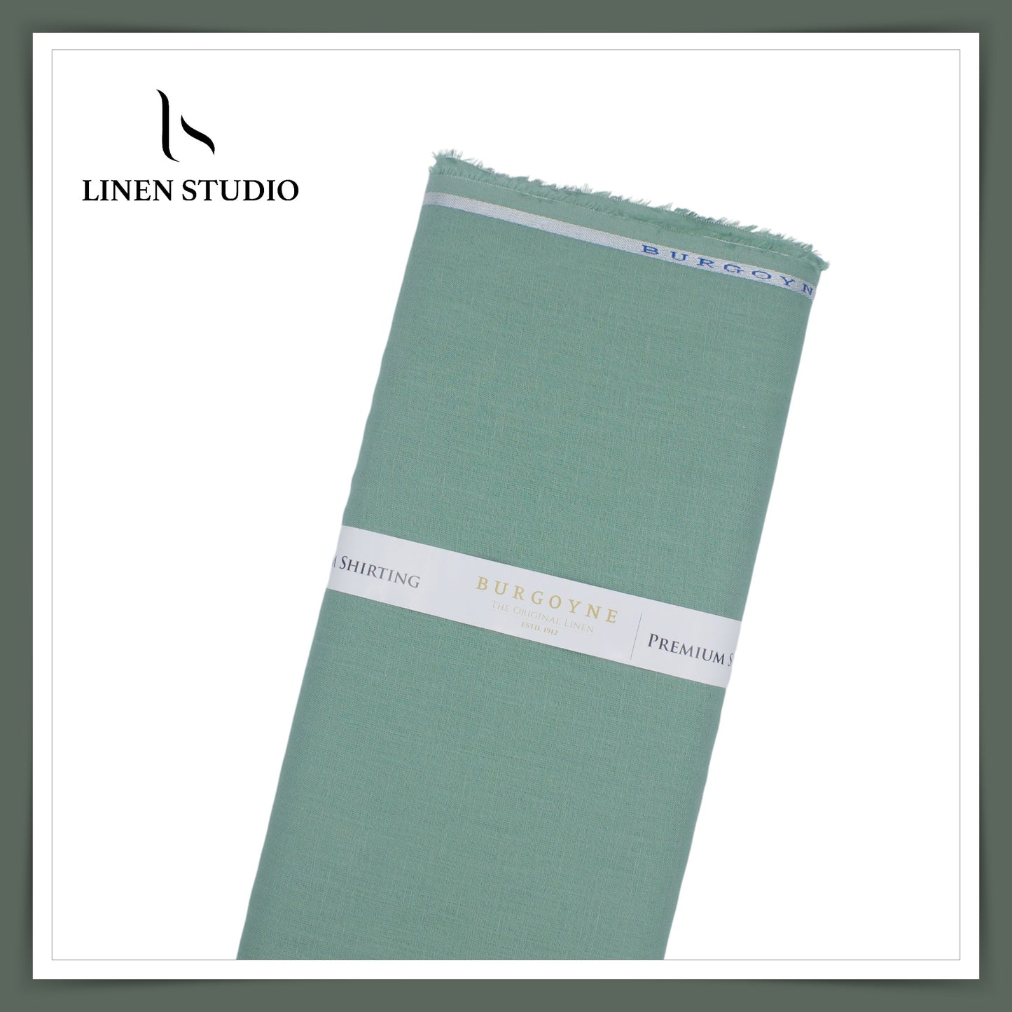 Burgoyne Premium Linen 70 Lea - Persian Green