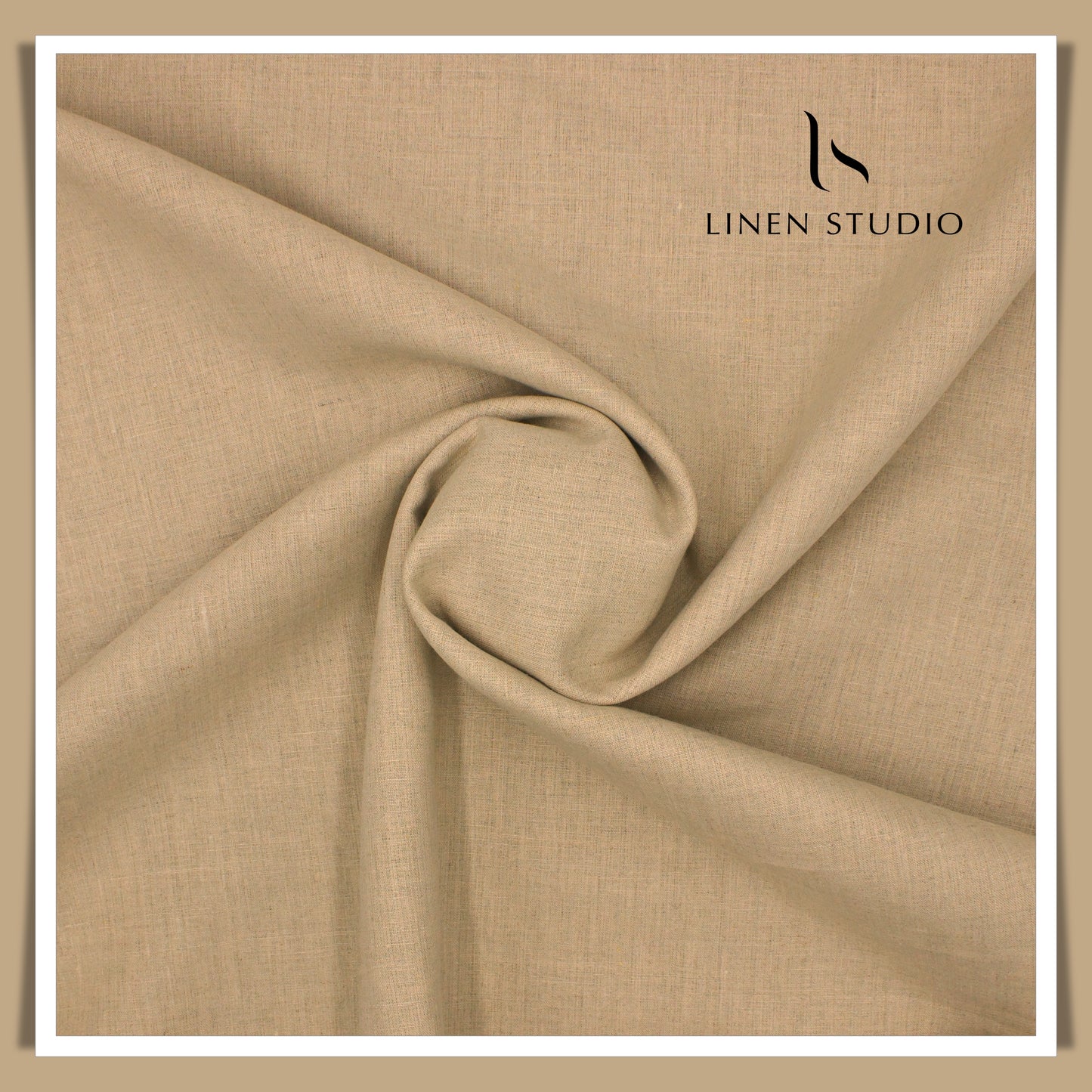 Premium Linen Suiting 40 Lea - Sand Colour