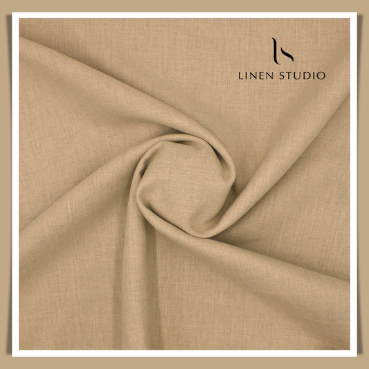 Premium Linen Suiting 40 Lea - Sand Colour