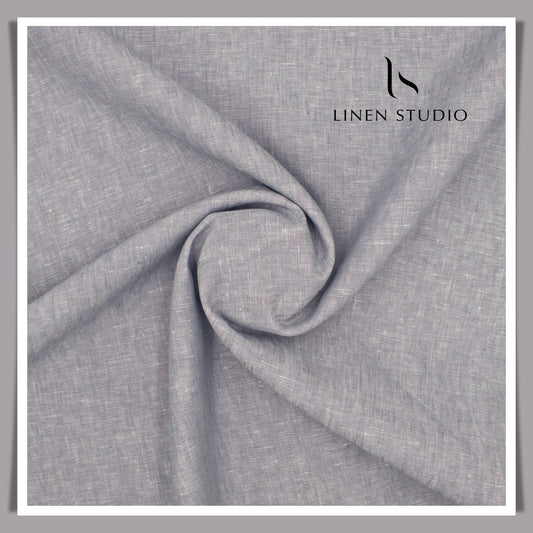 Premium Linen Suiting 40 Lea - Lavender Grey