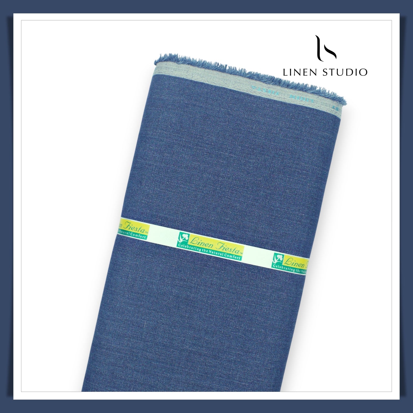 Premium Linen Suiting 40 Lea - Cobalt Blue