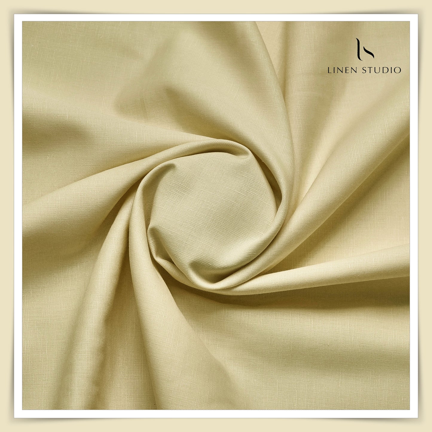 Cotton 60% blended with Linen 40% - Blonde Yellow