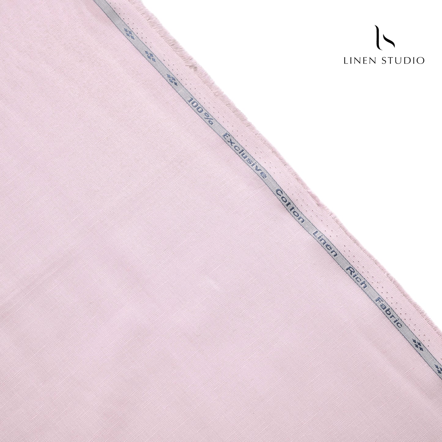 Cotton 60% blended with Linen 40% - Light Pink