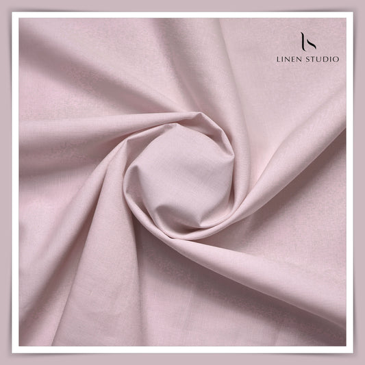 Cotton 60% blended with Linen 40% - Light Pink