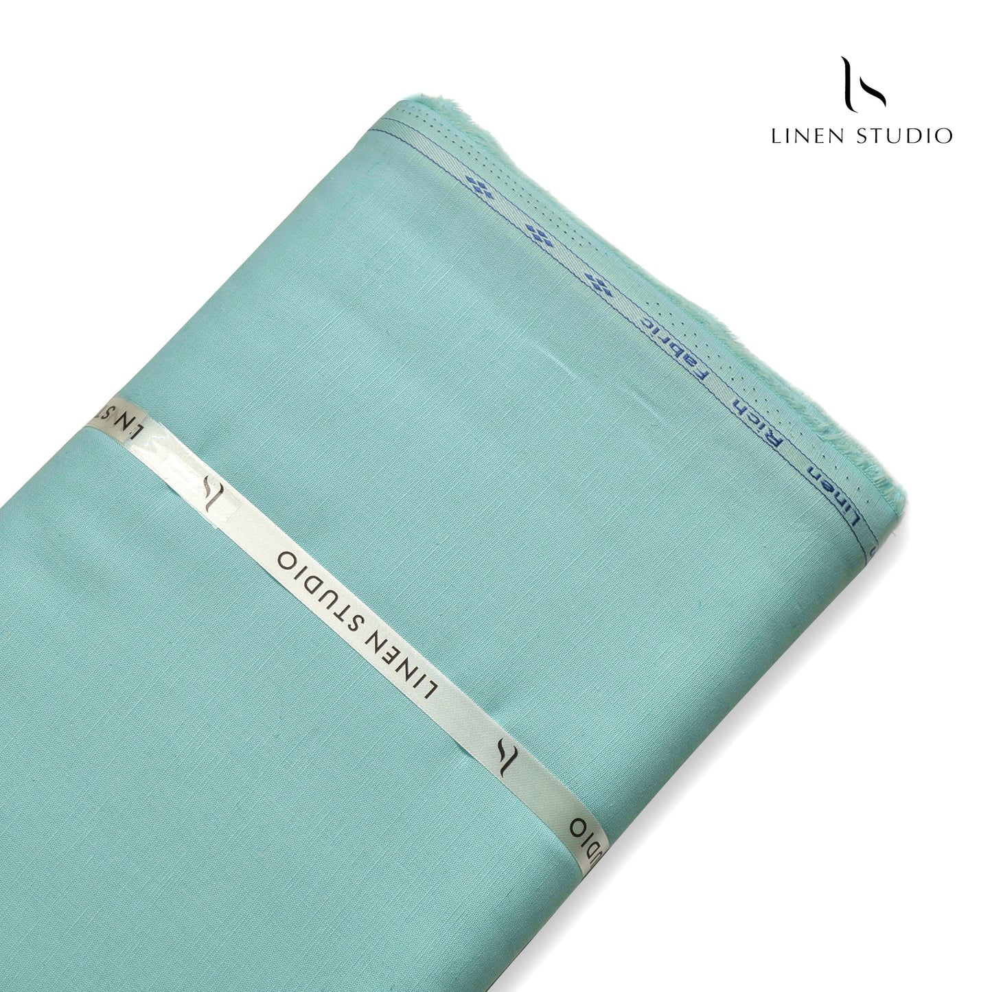 Cotton 60% blended with Linen 40% - Dark Aqua