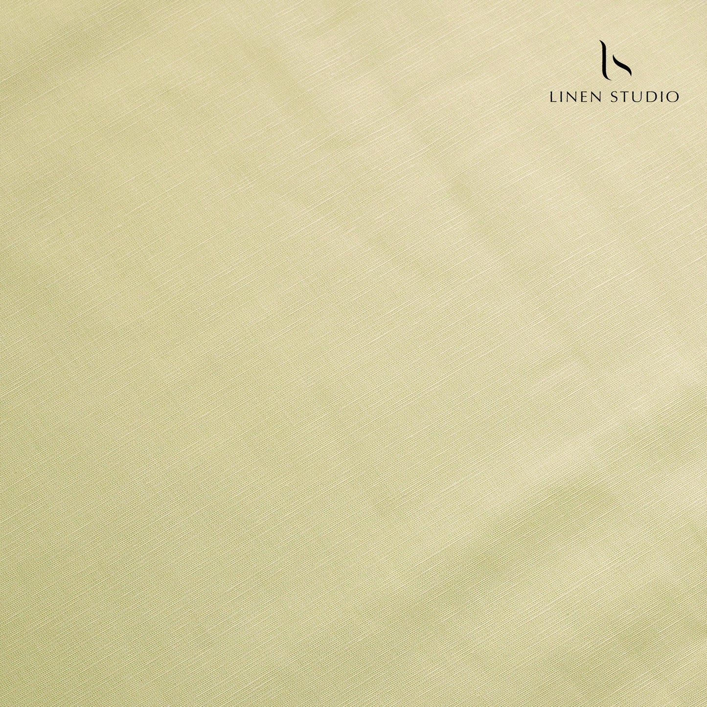 Cotton 60% blended with Linen 40% - Lemon Yellow