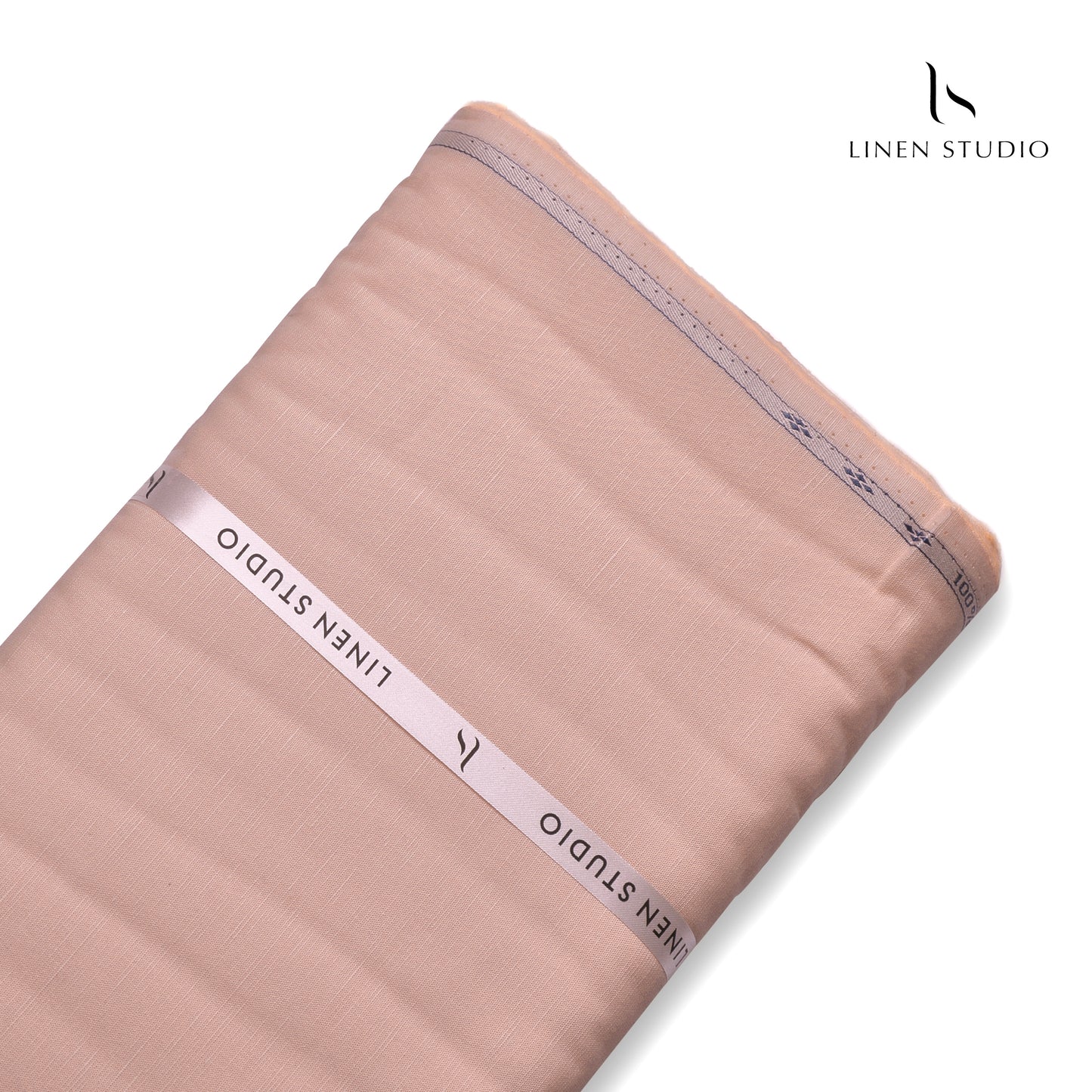 Cotton 60% blended with Linen 40% - Blush