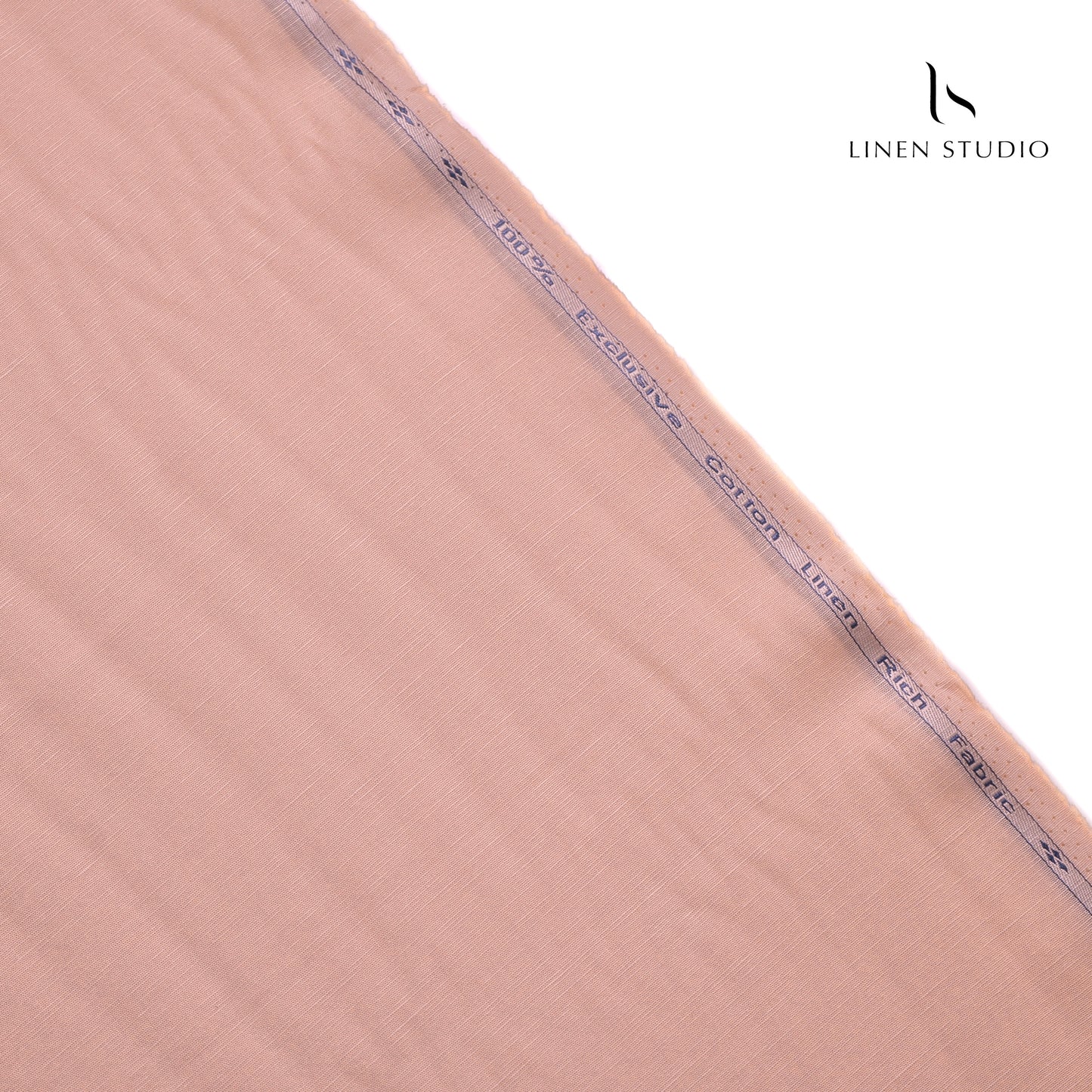 Cotton 60% blended with Linen 40% - Blush