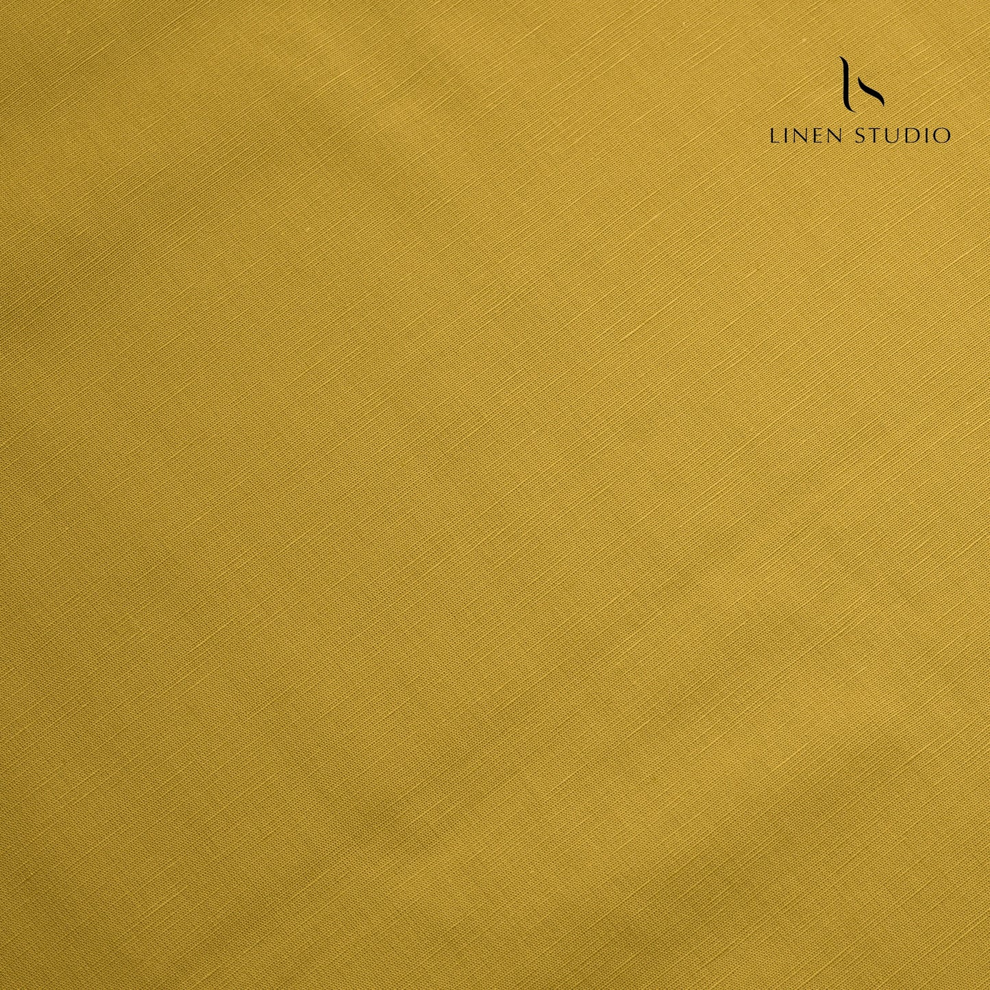 Cotton 60% blended with Linen 40% - Medallion Yellow