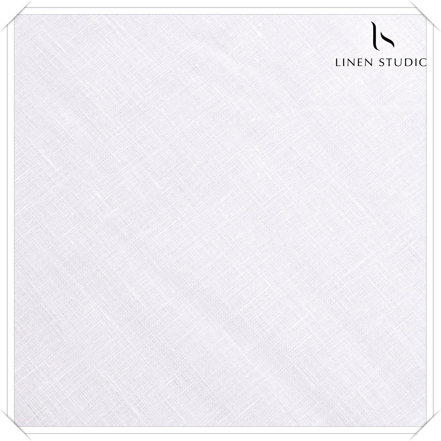 60 Lea White Shirting by Linen Studio (100% Pure European Linen)