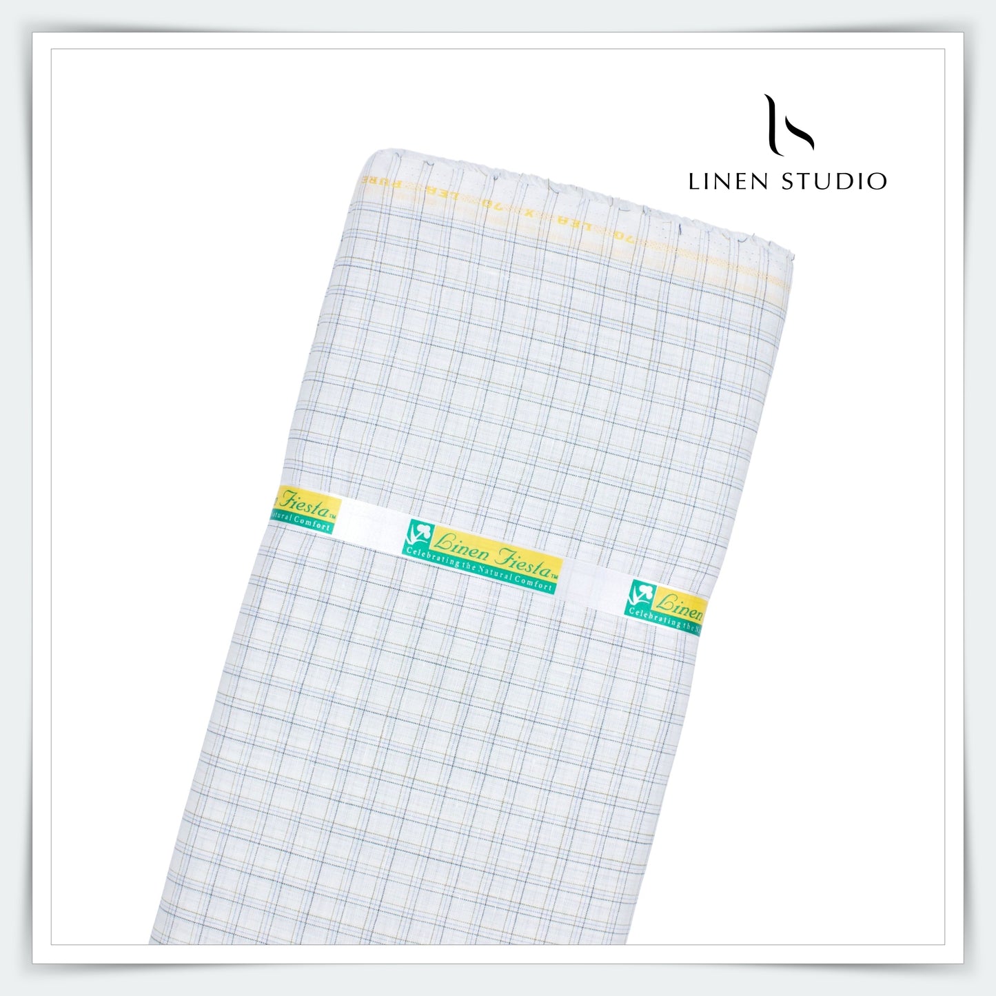 Kyoto 19247/102 - 70 Lea Pure Linen Checks