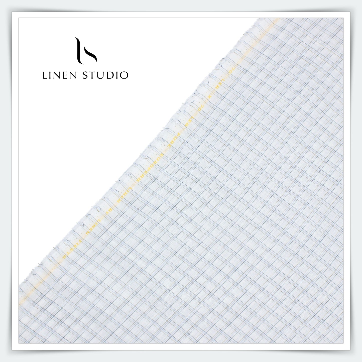 Kyoto 19247/102 - 70 Lea Pure Linen Checks