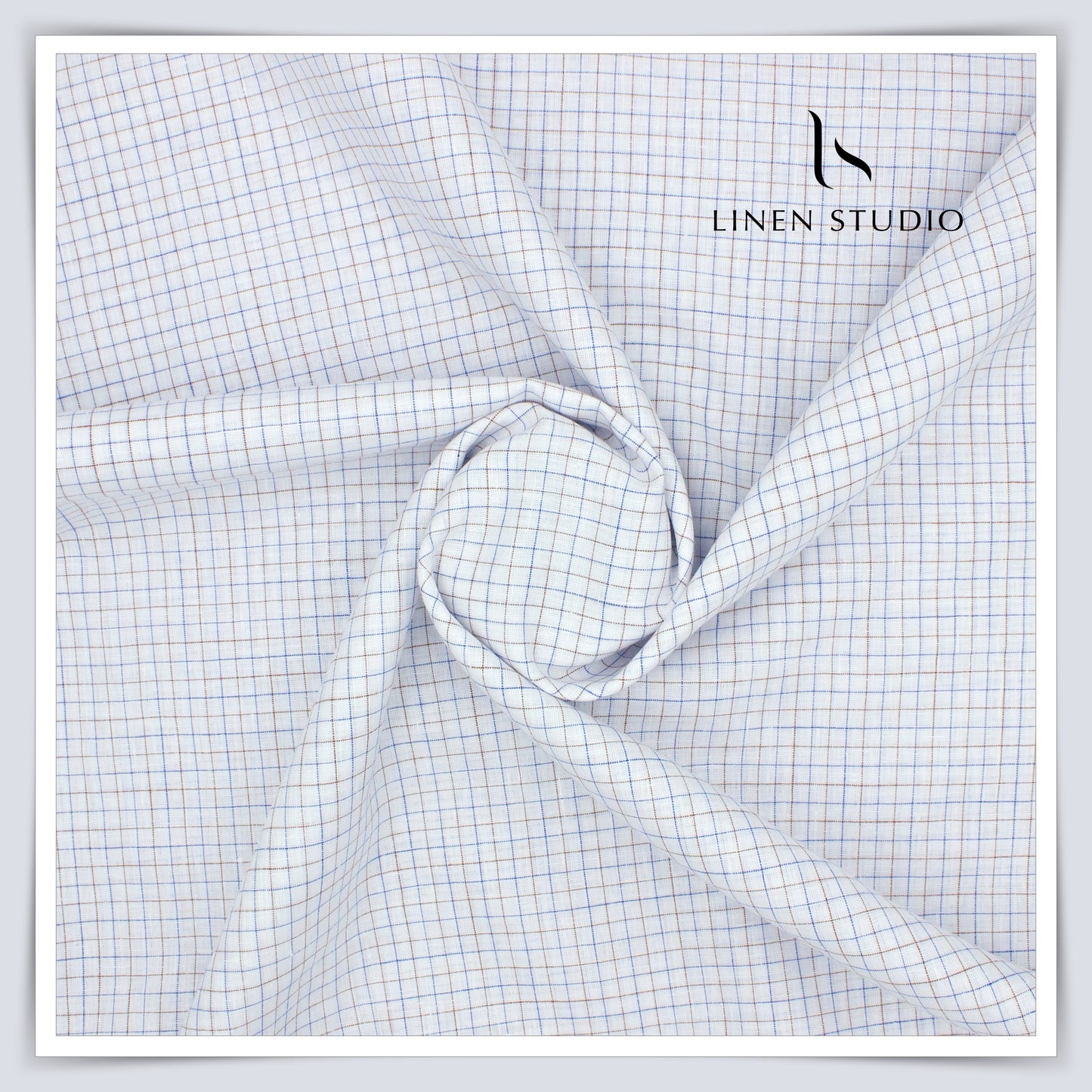 Kyoto 19362/102 - 70 Lea Pure Linen Checks