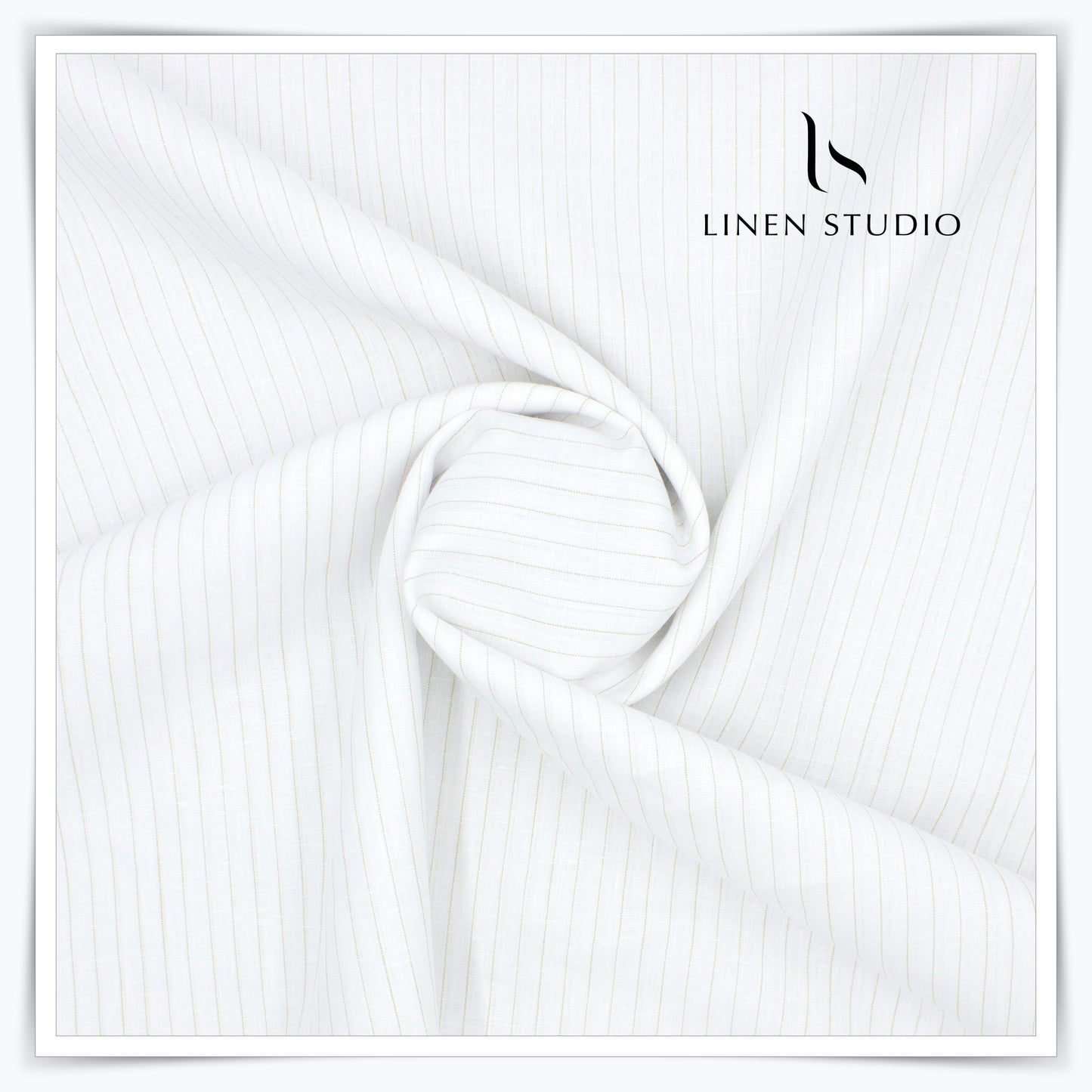 Kyoto 19364/101 - 70 Lea Pure Linen Stripes