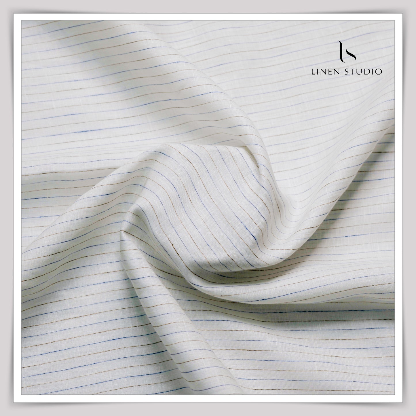 Burgoyne Exclusive 100 Lea Premium Linen Shirting - New 55