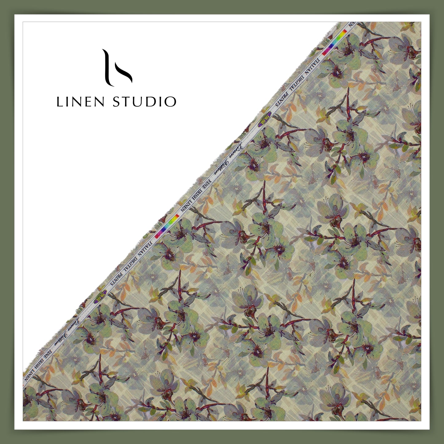 Linen Vitton 1006 - Pure Linen Digital Print