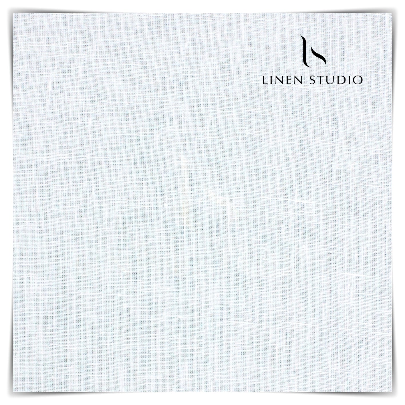 Pure Linen Trouser Fabric - Slub White
