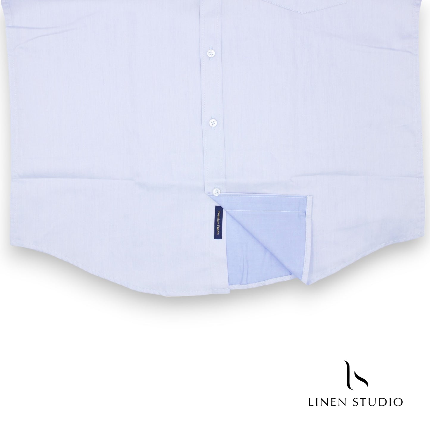 Pure Cotton 100's Count Plain Shirt -  Lavender