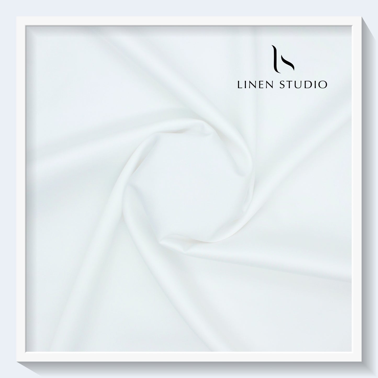 Luthai 100% Cotton Luxesatin Shirting  - White