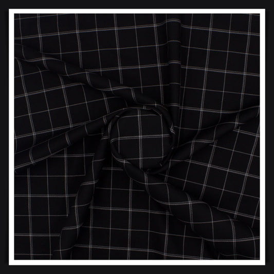 Luthai Graph Checks - Premium Supima Cotton